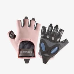 Women's Sports Gloves Fitness Outdoor Sports Anti Slip and Shock-absorbing Half Finger Gloves Durable and Breathable