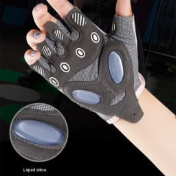 Women's Sports Gloves Fitness Outdoor Sports Anti Slip and Shock-absorbing Half Finger Gloves Durable and Breathable