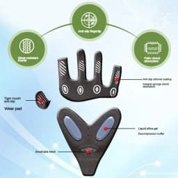 Women's Sports Gloves Fitness Outdoor Sports Anti Slip and Shock-absorbing Half Finger Gloves Durable and Breathable