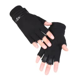 Half Finger Cycling Glove Winter Warm Men Women Sports Climbing Fitness Driving Mitten B50