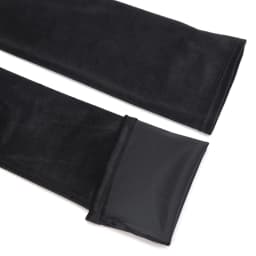 55cm Women Vintage Black Velvet Long Gloves Opera Over Elbow Arm Sleeve Full Finger Driving Evening Dress Etiquette Gloves
