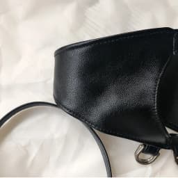 Black Strap PU Leather Gothic Punk Hip-Hop Half-Finger Gloves Women Sexy Y2K Lolita Fingerless Sleeve Stage Perfermence Cosplay