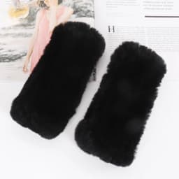 Winter Girl Natural Real Rex Rabbit Fur Gloves Good Elastic Hand Knitted Rex Rabbit Fur Mittens Lady Real Rex Rabbit Fur Gloves