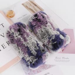 Winter Girl Natural Real Rex Rabbit Fur Gloves Good Elastic Hand Knitted Rex Rabbit Fur Mittens Lady Real Rex Rabbit Fur Gloves