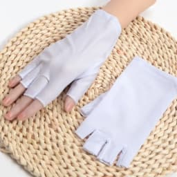 1Pair Sunscreen Protection Fingerless Gloves Women Arm Cool Summer Breathable Thin Mittens Half Finger Sleeves Black White Beige