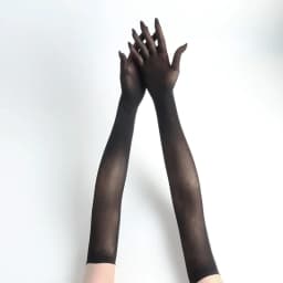 New Women Sexy Lace Thin Transparent High Elasticity Long Gloves Nightclub Cosplay Man Solid Seamless Tight Stocking Gloves