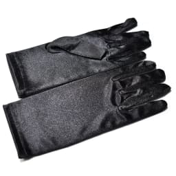 New Women Dance Performance Prom Ball Gloves Stretchy Satin Evening Dress Etiquette Short Gloves 1Pair White Ladies Mittens