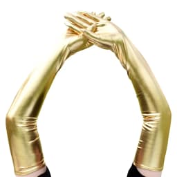 Sexy Patent Leather Long Gloves Cosplay Clothing Accessories Black Tight Gloves Pole Dance Performance Gloves Show Punk Gothic