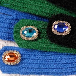 Unisex Gemstones Mittens Adults Teens Gloves Winter Warm Gloves Full Finger Warm Mittens Touchscreen Teens Mittens