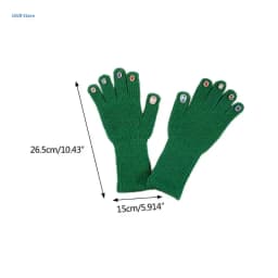 Unisex Gemstones Mittens Adults Teens Gloves Winter Warm Gloves Full Finger Warm Mittens Touchscreen Teens Mittens