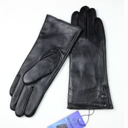 Winter Warm Leather Gloves for Women Fashion Button Style with Thin Wool And Velvet Lining Outdoor Cycling Gloves