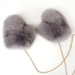 2026 New Brand Girl Fashion Luxury Real Fox Fur Glove Winter Women Natural Real Fox Fur Gloves Warm 100% Genuine Fox Fur Mittens