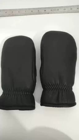 New Men's sheepskin gloves men's leather gloves winter outdoor warm double layer sheepskin thickened deerskin design gloves