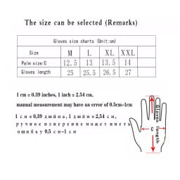 New Men's sheepskin gloves men's leather gloves winter outdoor warm double layer sheepskin thickened deerskin design gloves