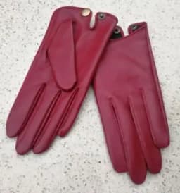 Women's Natural Sheepskin Leather Gloves Female Genuine Leather Motorcycle Driving Gloves R760