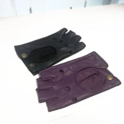 Women's Natural Sheepskin Leather Hollow Out Semi-finger Glove Female Party Dancing Driving Glove 1875