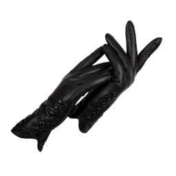 CHING YUN New Women Gloves Genuine Leather Winter Autumn Ladies Fashion Brand High Quality Goat Skin Warm 6 Buckle Gloves Woman