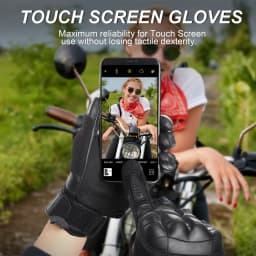 Full Finger Tactical Gloves Outdoor Paintball Shooting Airsoft PU Leather Touch Screen Work Non-slip Rubber Protective Gear Men