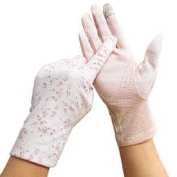 2024 New Fashion Flowers Women's Summer Driving Gloves Non-slip Block UV Touch Screen Gloves Breathable Cotton Gloves for Women