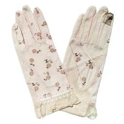 2024 New Fashion Flowers Women's Summer Driving Gloves Non-slip Block UV Touch Screen Gloves Breathable Cotton Gloves for Women