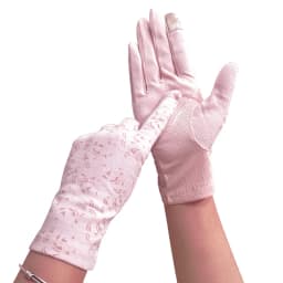 2024 New Fashion Flowers Women's Summer Driving Gloves Non-slip Block UV Touch Screen Gloves Breathable Cotton Gloves for Women