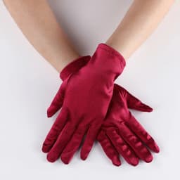 22cm 55cm Women Satin Multicolor Evening Wear Gloves Cosplay Opera Banquet Etiquette Elasticity Fashion Eelgant