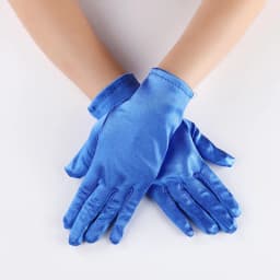 22cm 55cm Women Satin Multicolor Evening Wear Gloves Cosplay Opera Banquet Etiquette Elasticity Fashion Eelgant