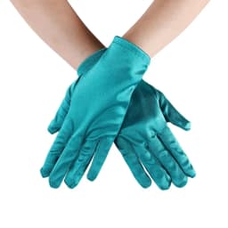 22cm 55cm Women Satin Multicolor Evening Wear Gloves Cosplay Opera Banquet Etiquette Elasticity Fashion Eelgant