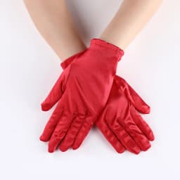 22cm 55cm Women Satin Multicolor Evening Wear Gloves Cosplay Opera Banquet Etiquette Elasticity Fashion Eelgant