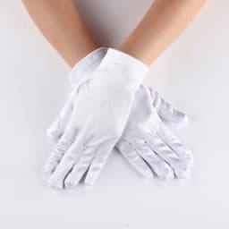 22cm 55cm Women Satin Multicolor Evening Wear Gloves Cosplay Opera Banquet Etiquette Elasticity Fashion Eelgant