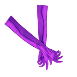 48CMWomen Bar Nightclubs Pole Dancing Performance Cosplay Long Patent Leather Sexy Gloves Multicolor Stretch Fashion Personality