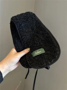 Thickened Lamb Fur Gloves Ear Covers Cycling Protection Soft Winter Gloves for Men And Women Cute Student Riding Ear Protection