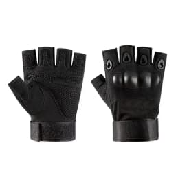 Men's Tactical Half Finger Gloves Army Military Combat Hunting Shooting Air Gun Paintball Police Duty No Finger