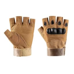 Men's Tactical Half Finger Gloves Army Military Combat Hunting Shooting Air Gun Paintball Police Duty No Finger