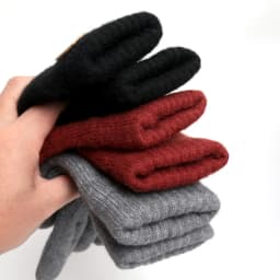Women's Alpaca Knitted Mittens Warm Fleece Lined Knit Gloves with Touchscreen for Girls Winter Gifts Thick Warm Outdoor Gloves