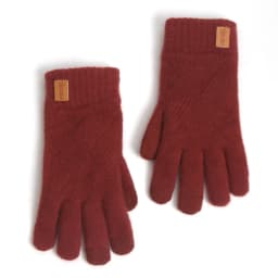 Women's Alpaca Knitted Mittens Warm Fleece Lined Knit Gloves with Touchscreen for Girls Winter Gifts Thick Warm Outdoor Gloves