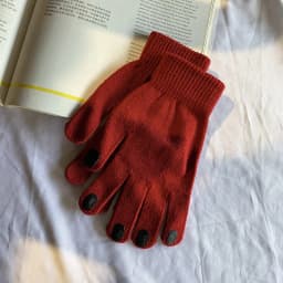 Japanese Manicure Nail Polish Gloves Winter Women's Knit Wool Yarn Full Finger Warm Coldproof Nonslip Sport Cycling Mittens H76
