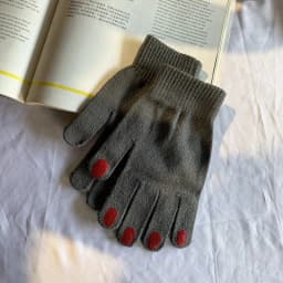Japanese Manicure Nail Polish Gloves Winter Women's Knit Wool Yarn Full Finger Warm Coldproof Nonslip Sport Cycling Mittens H76