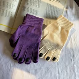 Japanese Manicure Nail Polish Gloves Winter Women's Knit Wool Yarn Full Finger Warm Coldproof Nonslip Sport Cycling Mittens H76