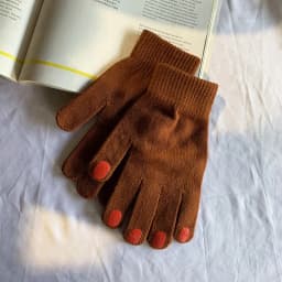 Japanese Manicure Nail Polish Gloves Winter Women's Knit Wool Yarn Full Finger Warm Coldproof Nonslip Sport Cycling Mittens H76