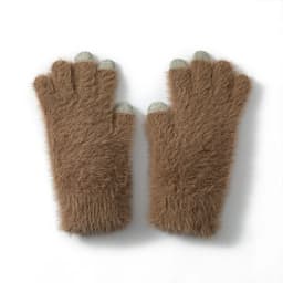 100% Mink Cashmere Gloves Women in Autumn and Winter Warm Thick Five Finger Gloves for Typing Touch Screen Gloves UNISEX