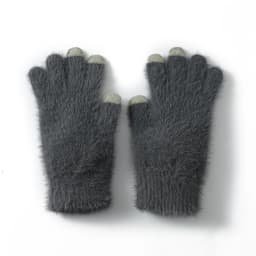 100% Mink Cashmere Gloves Women in Autumn and Winter Warm Thick Five Finger Gloves for Typing Touch Screen Gloves UNISEX
