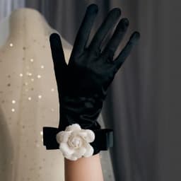 New Velvet Gloves Elastic Full Finger Gloves Soft Solid Thermal Mittens Elegant Women Etiquette Cycling Gloves Hand Warmer Gift