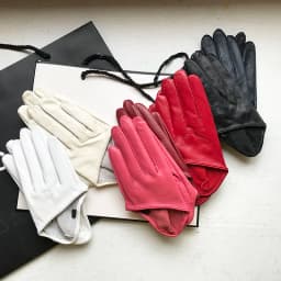 Sunscreen Gloves Women's Single Genuine Leather Half-palm Gloves Real Sheepskin Stage Show Driving gloves No Lining