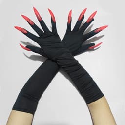 Halloween Cosplay 45cm Funny Claw Gloves Horror Long Nail Suitable for Role Playing Party Dress Up and Thriller Performances