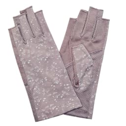 New Fashion Women's Cotton Dot Summer Fingerless Half Finger Anti-Skid Sun Protection Printing anti-UV Thin Short Driving Gloves