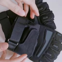 Gym Sport Breathable Fingerless Gloves Men Outdoor Tactical Techwear Style Anti-slip Bicycle Motorcycle Gloves Black Blue Red