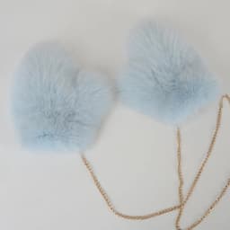 2026 New Brand Winter Women Natural Real Fox Fur Gloves Warm 100% Genuine Fox Fur Mittens Girl Fashion Luxur Real Fox Fur Glove