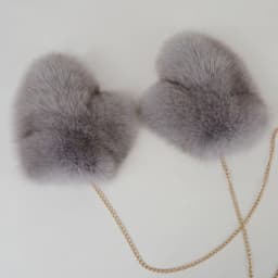 2026 New Brand Winter Women Natural Real Fox Fur Gloves Warm 100% Genuine Fox Fur Mittens Girl Fashion Luxur Real Fox Fur Glove