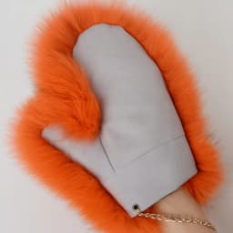 2026 New Brand Winter Women Natural Real Fox Fur Gloves Warm 100% Genuine Fox Fur Mittens Girl Fashion Luxur Real Fox Fur Glove